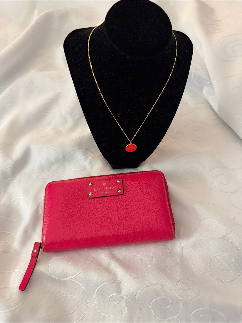 NWT Kate Spade Necklace and Wellesley Wallet